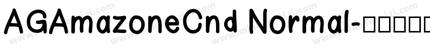 AGAmazoneCnd Normal字体转换